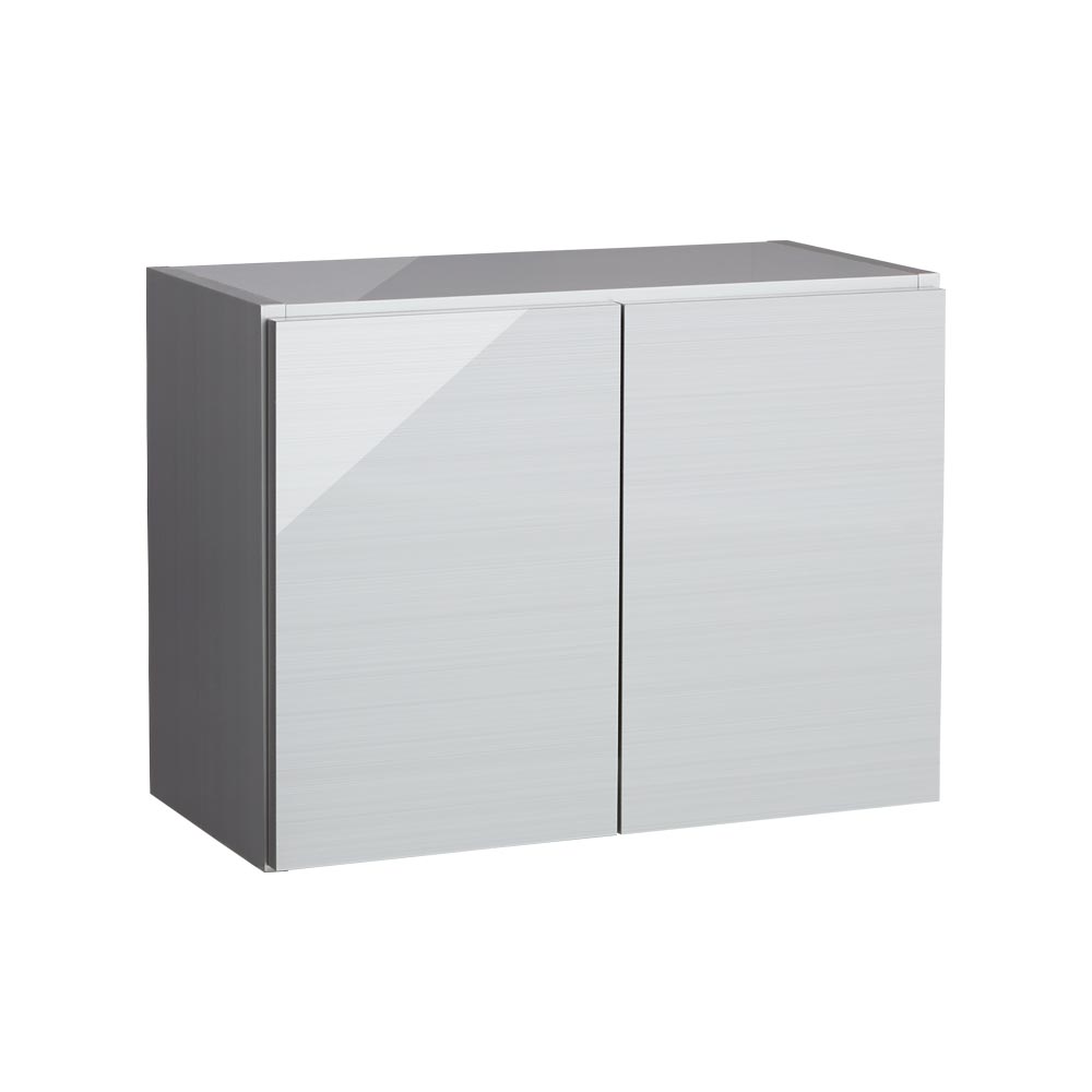 Jerid/ジェリド ハンガーバー付き吊り戸棚 幅59.5cm 洗濯機ラック ランドリーラック 洗濯用品 物干し H82536