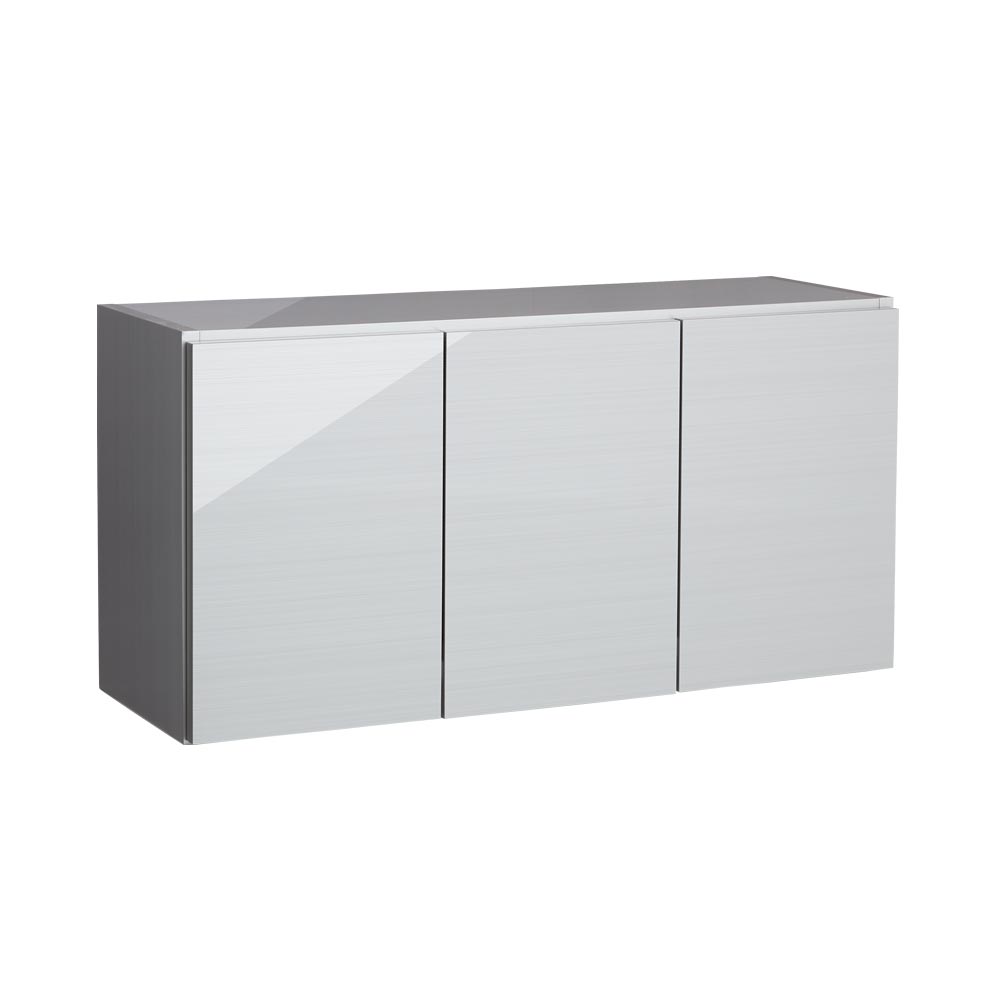 Jerid/ジェリド ハンガーバー付き吊り戸棚 幅89cm 洗濯機ラック ランドリーラック 洗濯用品 物干し H82537