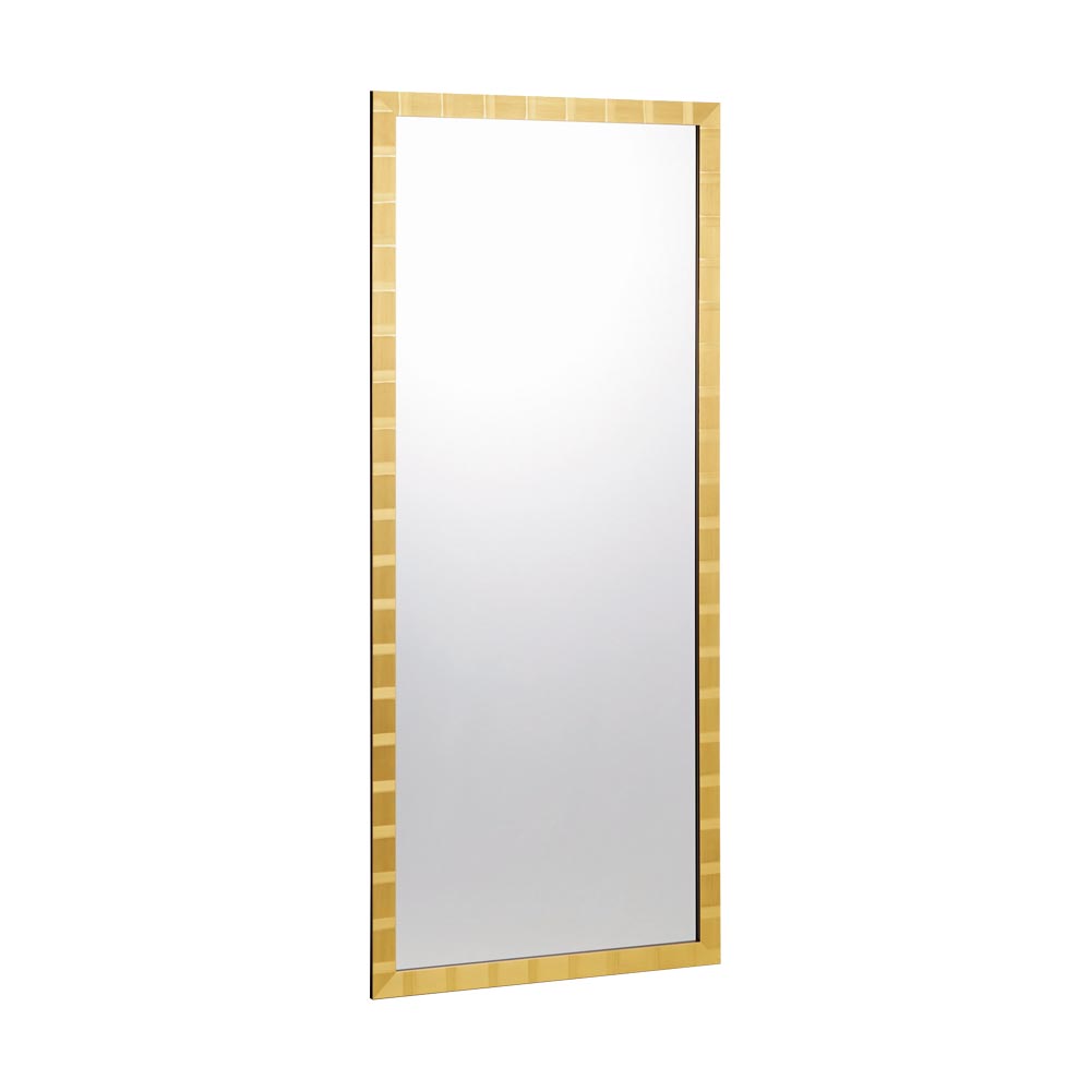 割れない軽量フィルムミラー モダンフレーム 約60cm×150cm スタンドミラー 姿見 全身鏡 インテリア雑貨 H82605