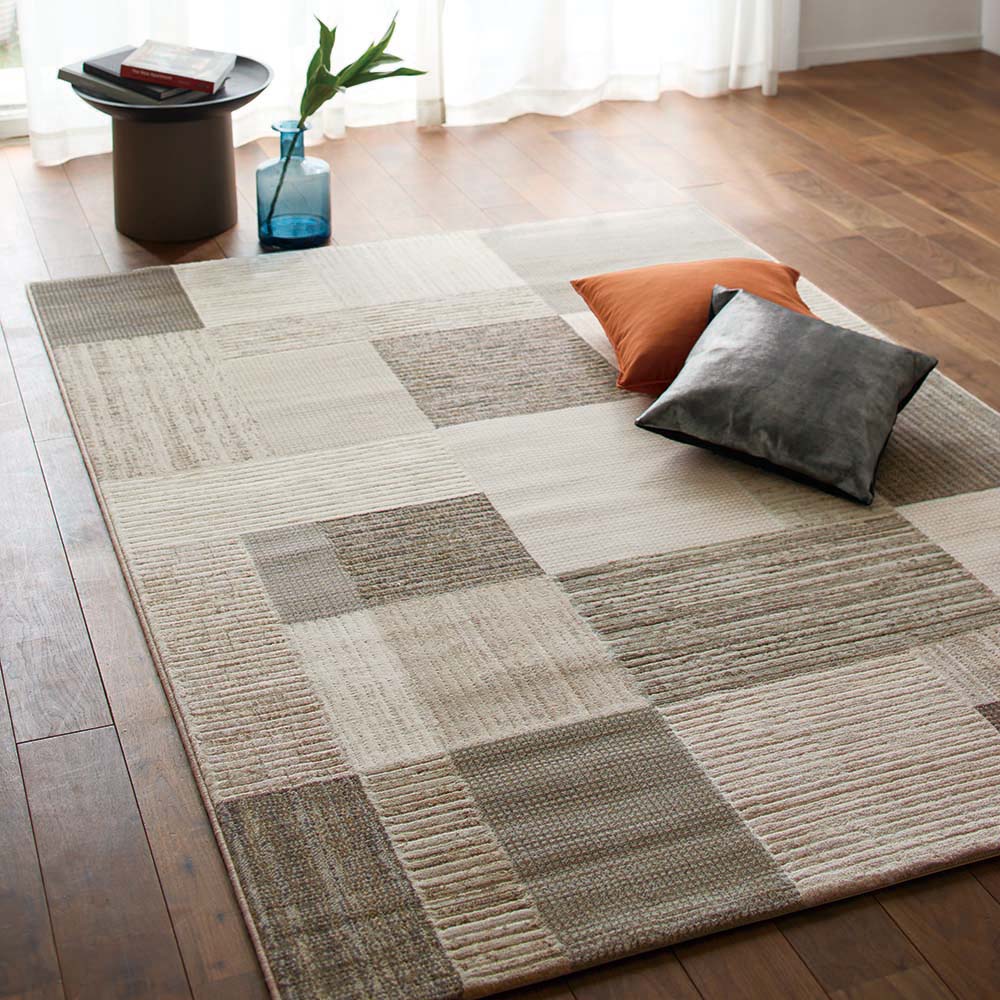 ≪約240cm×240cm≫ Carina/カリーナ ウィルトン織ラグ カバー カーペット ラグ マット H82806