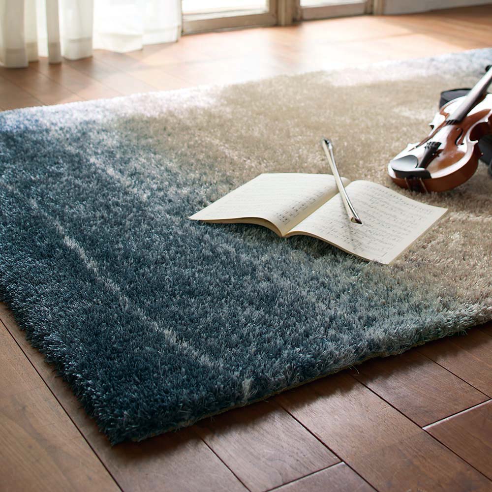 ≪約133cm×190cm≫ Rize/リゼ ウィルトン織シャギーラグ カバー カーペット ラグ マット H82808