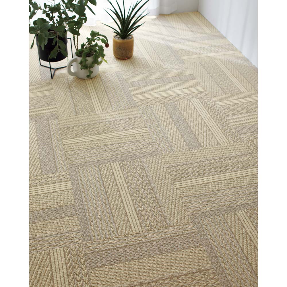 ≪お得な同色36枚組≫ ニット柄タイルマット/タイルカーペット タイルカーペット タイルマット ジョイントマット カーペット ラグ マット H82906