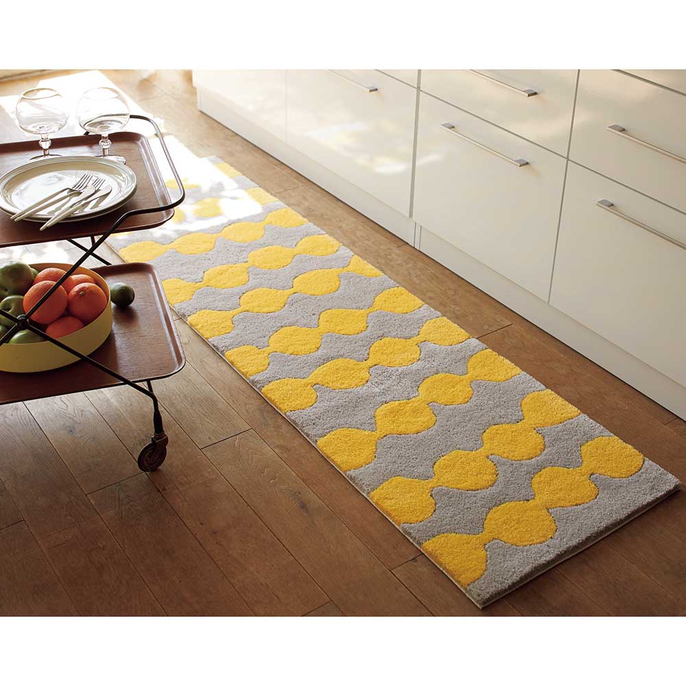 ≪約50cm×180cm≫ Finlayson PAMPULA/フィンレイソン パンプーラ フック織マット キッチンマット カーペット ラグ マット H82931