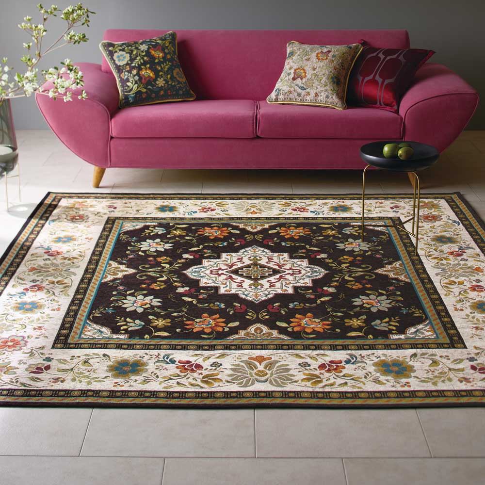 ≪約55cm×75cm≫ Ista/イスタ ジャガード織マット 玄関マット カーペット ラグ マット H82950