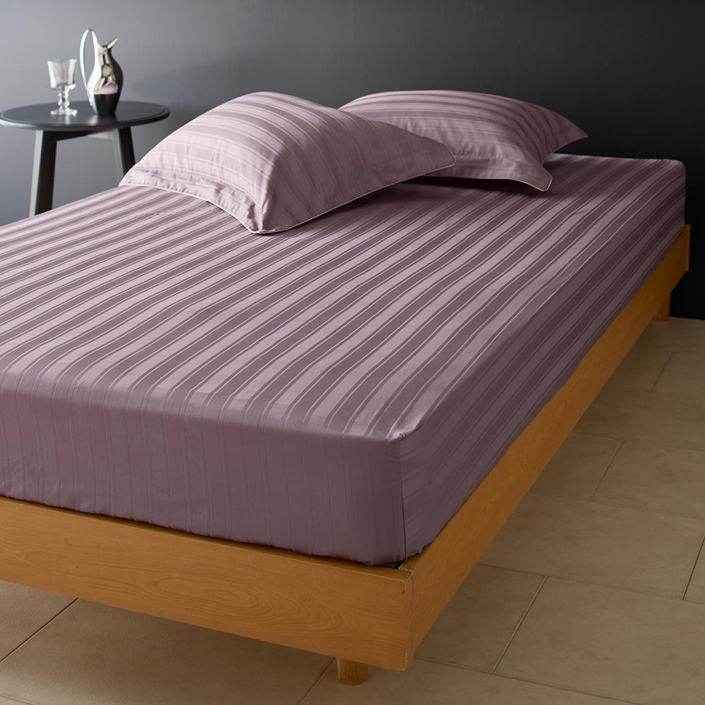 ≪シングル≫ サティーンストライプ ベッドシーツ ベッドシーツ ボックスシーツ 布団カバー シーツ H83031