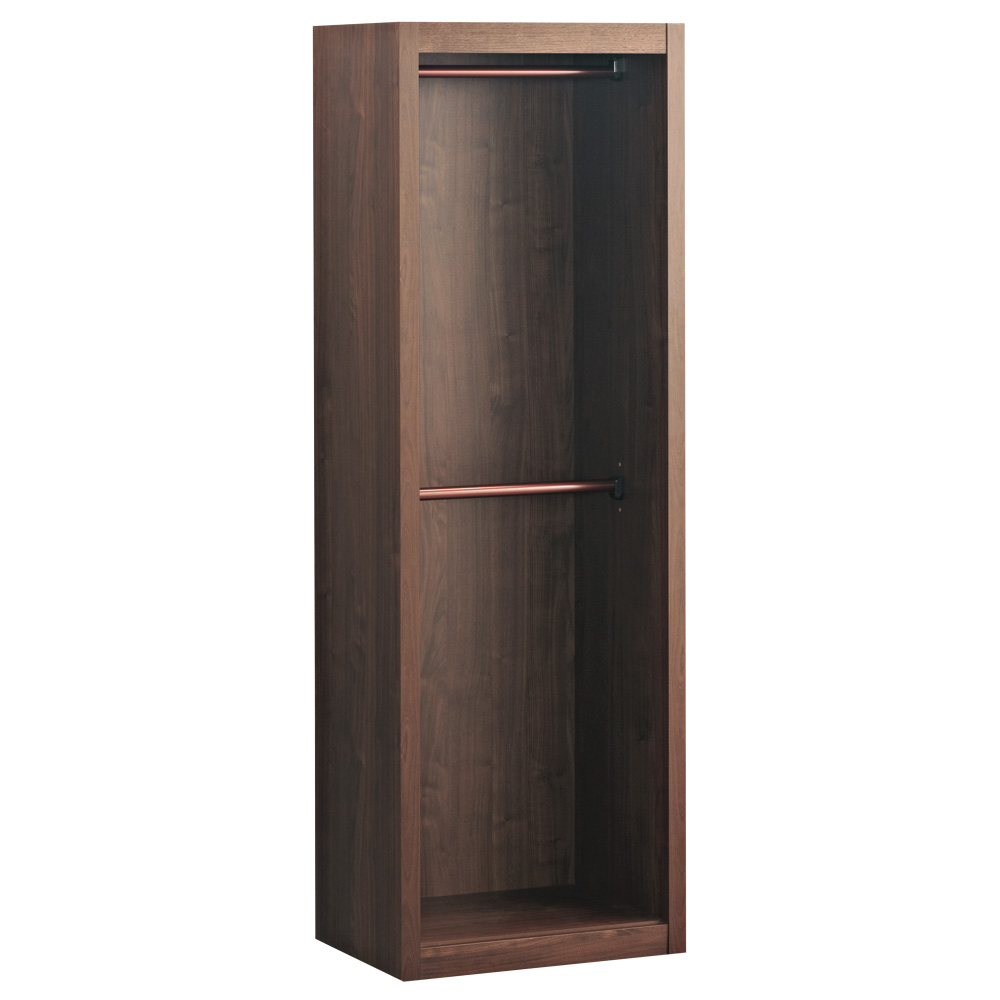 Antisala/アンティサラ クローゼットユニット収納・ウォルナット 幅60cm ワードローブ ワードローブ クローゼット 衣類収納 H83219