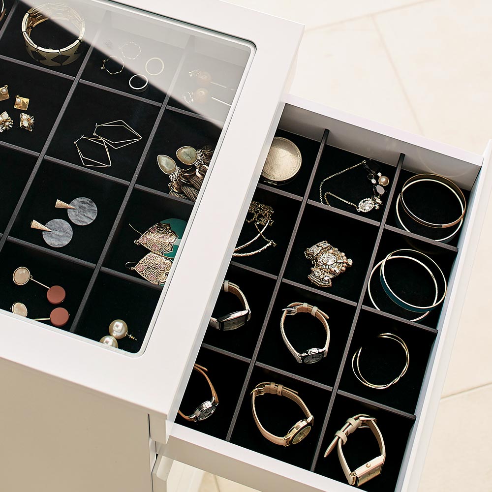 ジュエリーBOX、アクセサリーBOX、チェスト 小物収納 チェスト ジュエリーボックス Lサイズ （ アクセサリー