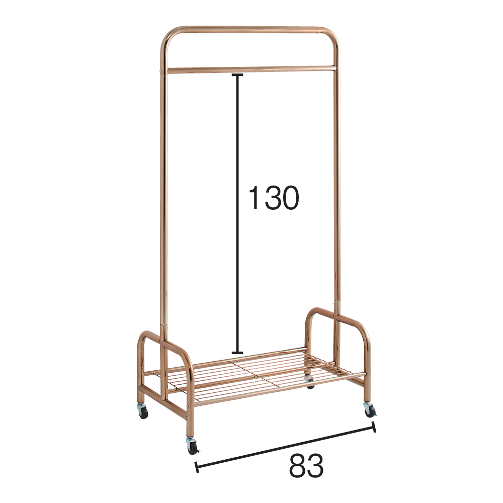 Erwin/エルヴィン ゴールドハンガー 幅91cm コートハンガー コート掛け 衣類収納 H83407
