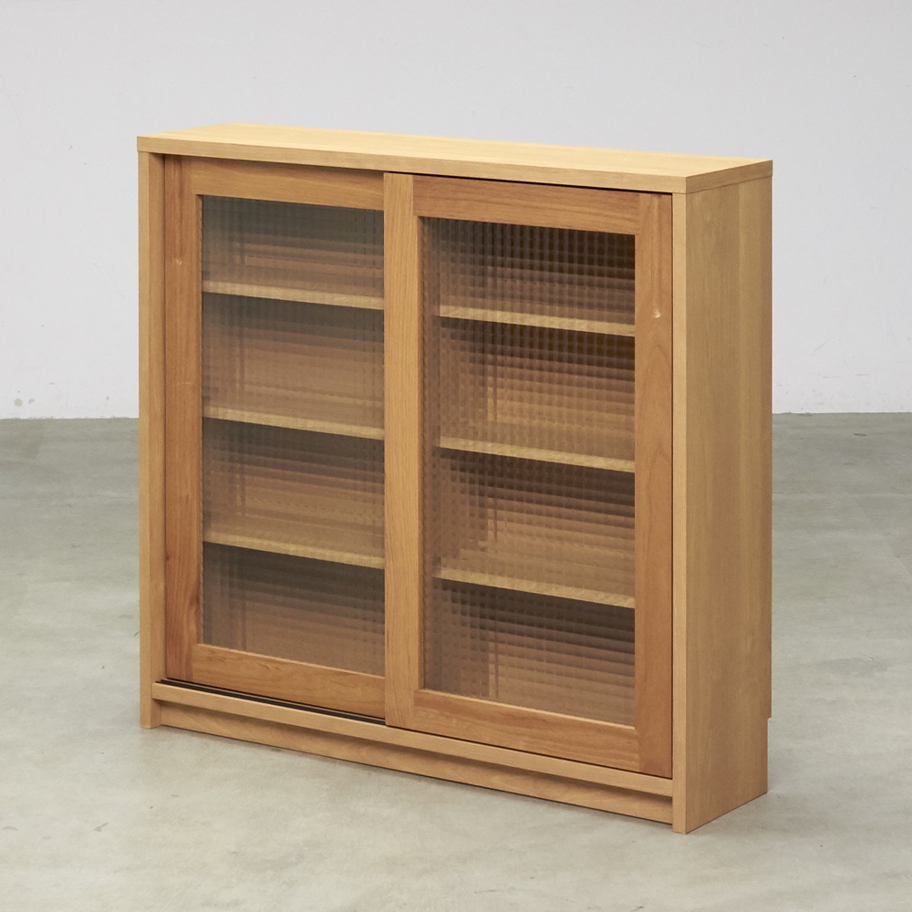 Pippi/ピッピ カウンター下収納庫 引き戸 幅90奥行23cm キッチンカウンター下収納 キッチン収納 H83810