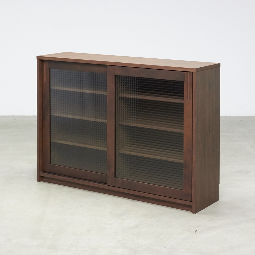 Pippi/ピッピ カウンター下収納庫 引き戸 幅120奥行32cm キッチンカウンター下収納 キッチン収納 H83815