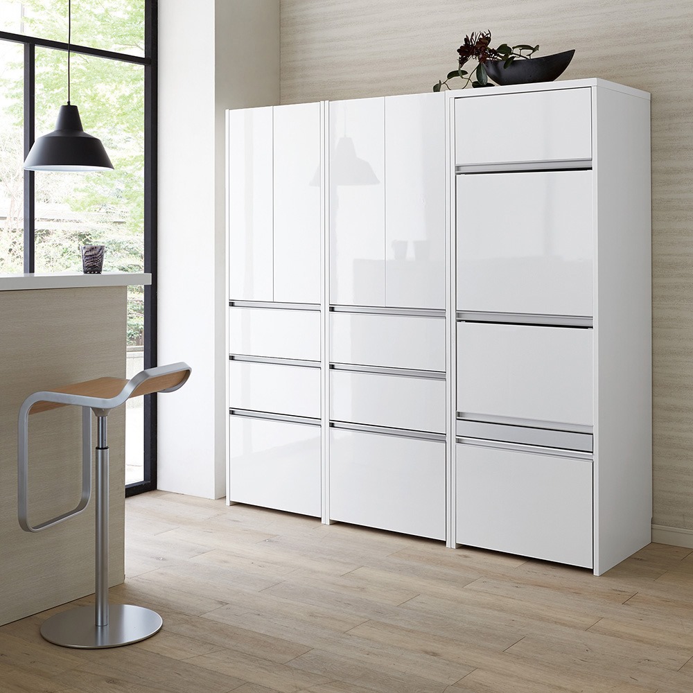 Ymir/ユミル 隠せるストッカー 幅35奥行55cm高さ178cm キッチンストッカー 隙間収納 キッチン収納 H83839