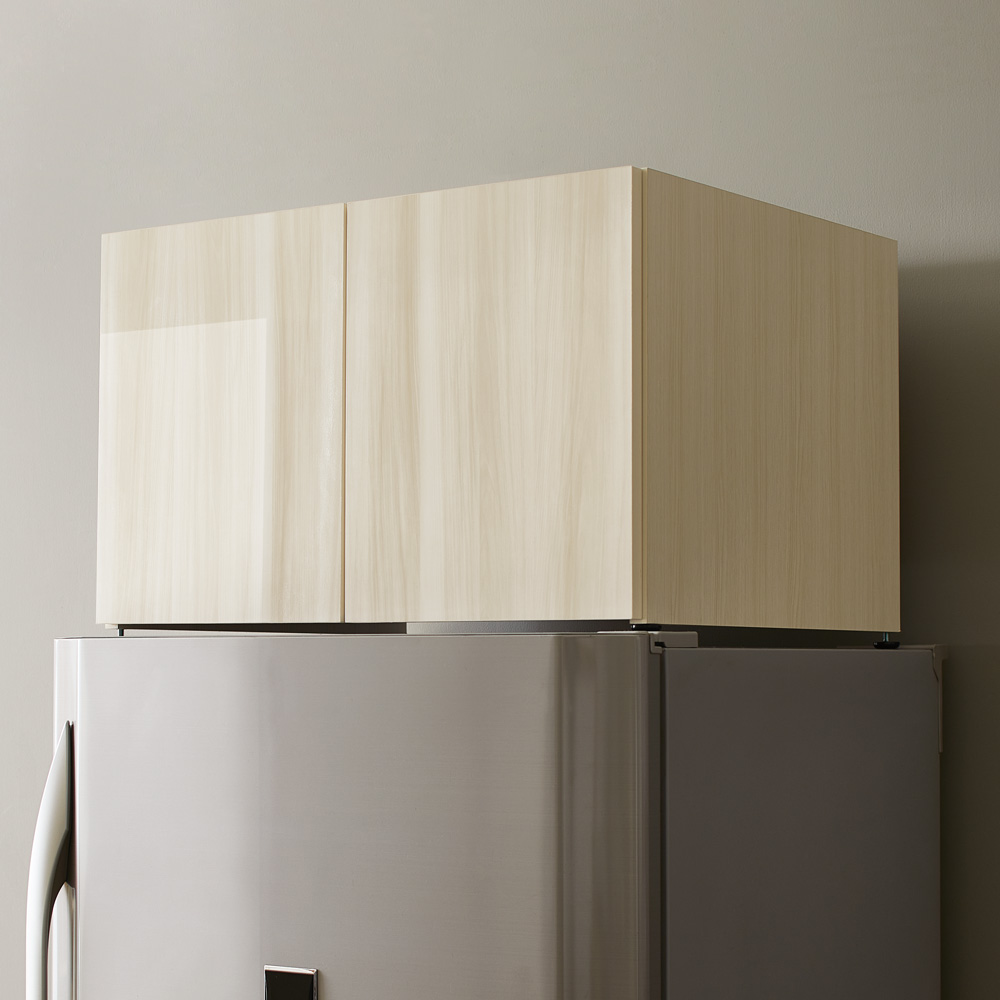 Flene/フレーネ 冷蔵庫上ストッカー 幅73cm奥行44cm高さ46cm キッチンストッカー 隙間収納 キッチン収納 H83875