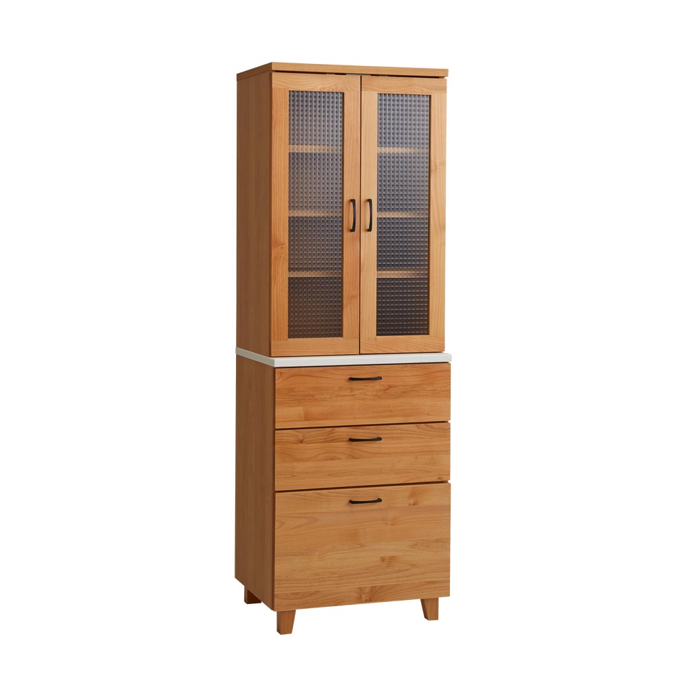 Pippi/ピッピ アルダー材コンパクトキッチン ハイキャビネット 幅60cm キッチンボード キッチン収納 H83889