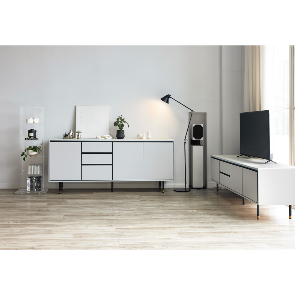 Grodsku/グロースク リビングシリーズ 150cmサイドボード キャビネット リビングボード リビング収納 H83943