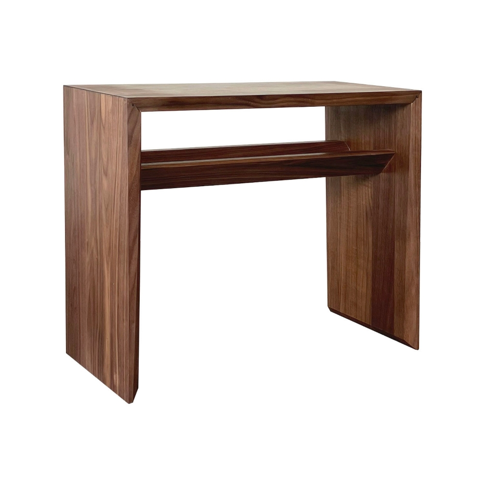 ウォルナット天然木のサイドテーブル プリメラ ウォルナット サイドテーブル ナイトテーブル テーブル H84040