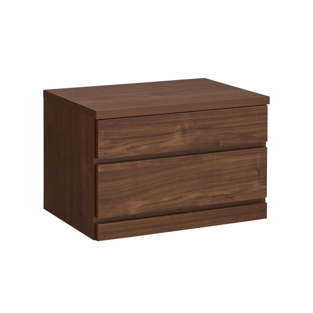 クローゼットチェスト(隠しキャスター付き) 幅60cm・2段 押入れ クローゼット収納 衣類収納 H84107