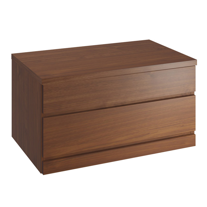 クローゼットチェスト(隠しキャスター付き) 幅75cm・2段 押入れ クローゼット収納 衣類収納 H84108