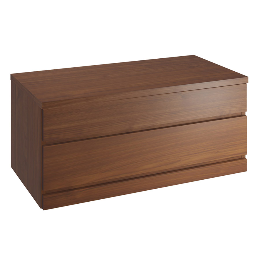 クローゼットチェスト(隠しキャスター付き) 幅90cm・2段 押入れ クローゼット収納 衣類収納 H84109