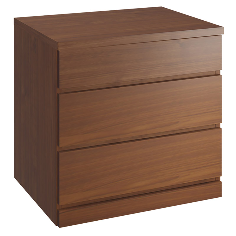 クローゼットチェスト(隠しキャスター付き) 幅60cm・3段 押入れ クローゼット収納 衣類収納 H84110