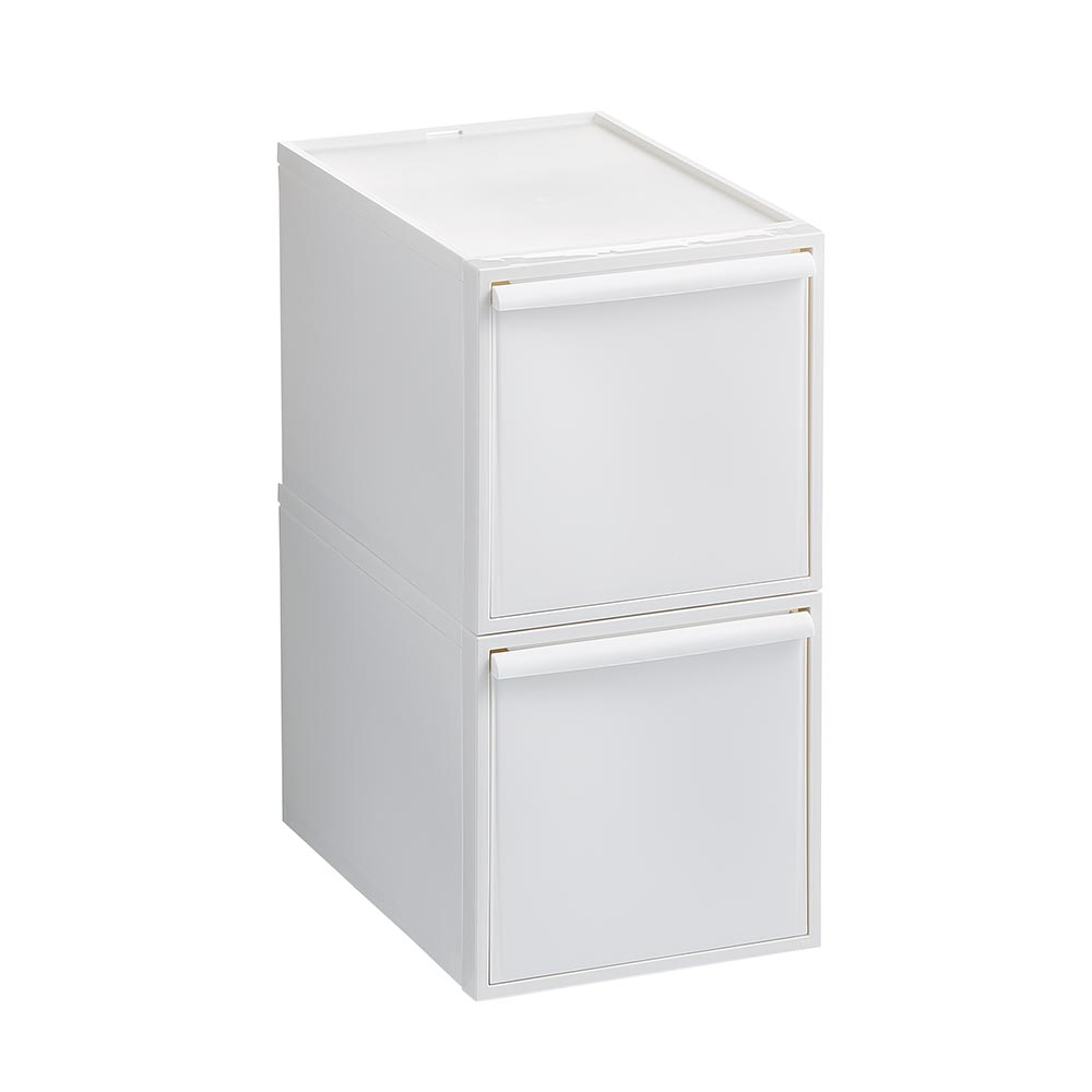 ≪深型2個≫Carre-ism/カレイズム システム衣類収納 収納ボックス 小物収納 フリーボックス H84131