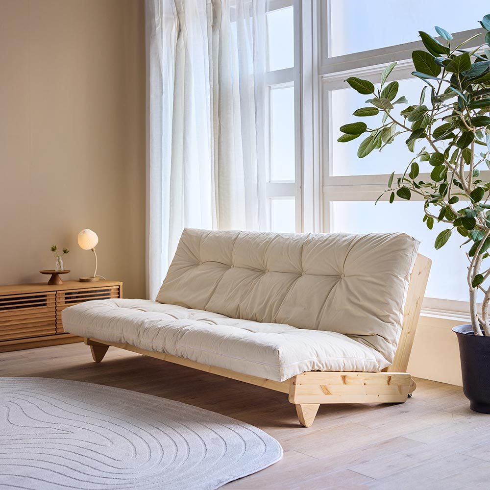 Karup ファブリックソファ　ヨーロッパ製ソファベッド　ダークブラウン Karup ファブリックソファ ヨーロッパ製ソファベッド ダークブラウン