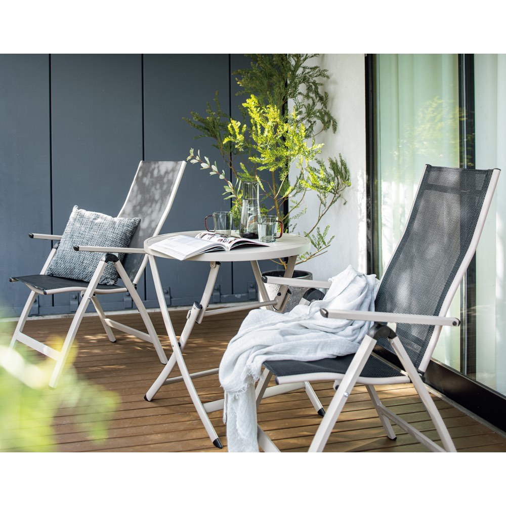 アーバンスタイルファニチャー ラウンド小 3点セット ガーデンファニチャーセット ガーデンファニチャー H80803