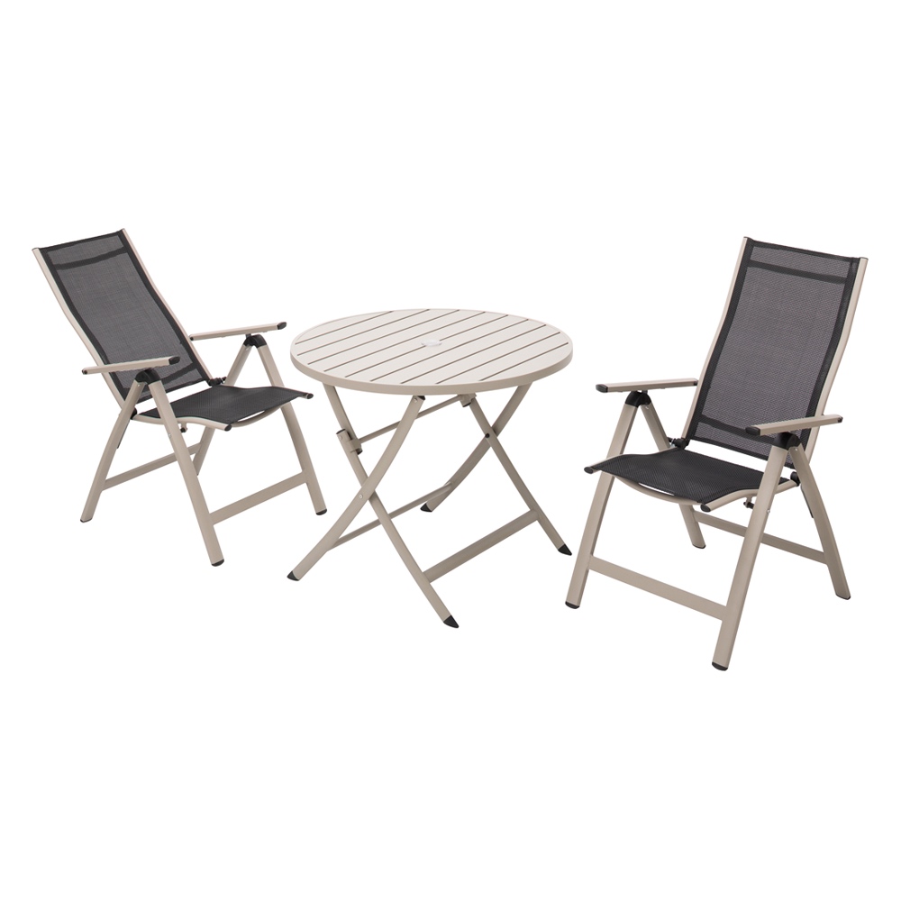 アーバンスタイルファニチャー ラウンド大 3点セット ガーデンファニチャーセット ガーデンファニチャー H80804