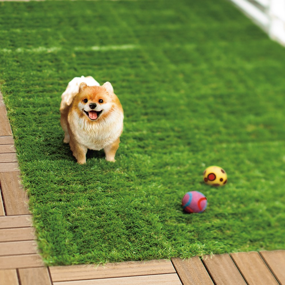 人工芝+床下2.2cm!ベースアップデッキ 人工芝 追加18枚 H80823