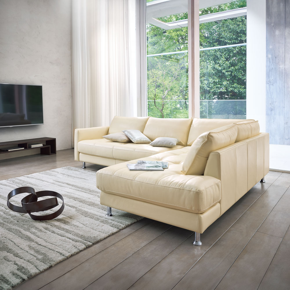 ホワイトレザー コーナーソファ セット H81001c1.jpg