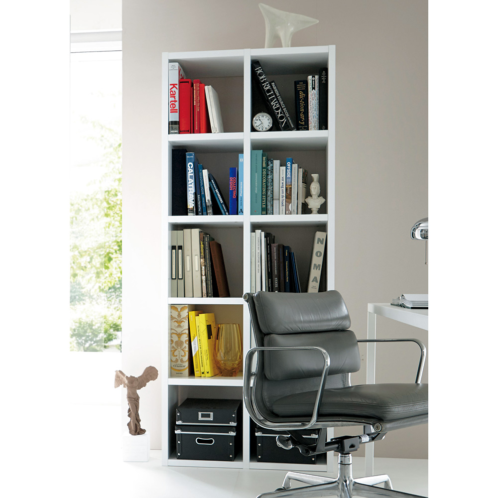 Pombal/ポンバル シェルフ 2連セット 高さ187cm ユニットシェルフ リビング収納 H81506