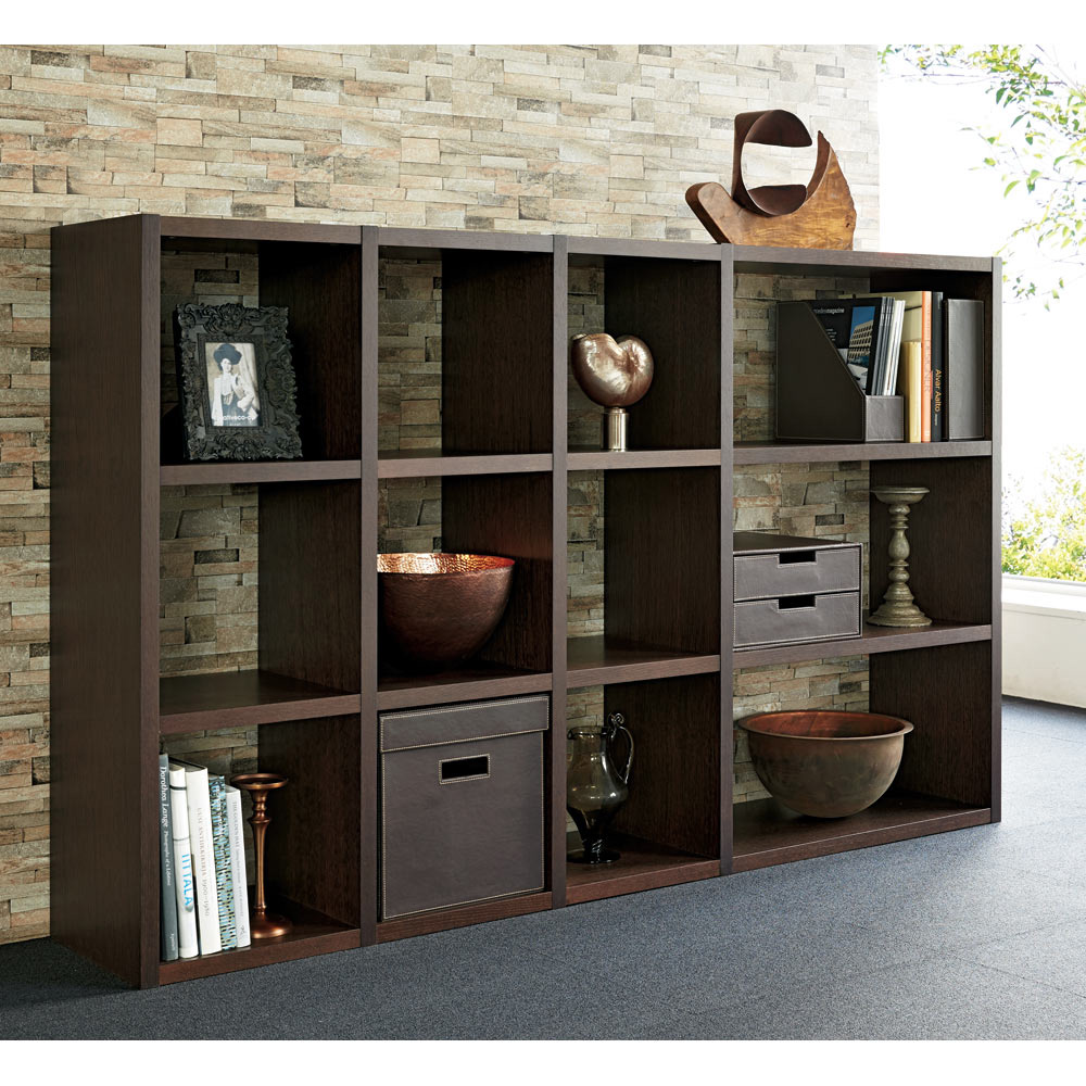 Pombal/ポンバル シェルフ 2連セット 高さ114cm 枕カバー ユニットシェルフ リビング収納 H81511