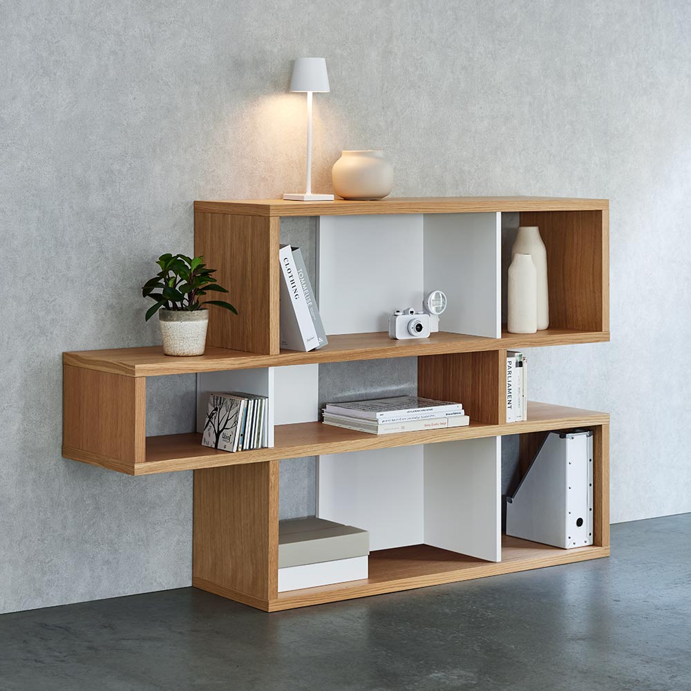 London ロンドン リビングシェルフ 3段 ユニットシェルフ リビング収納 H81517