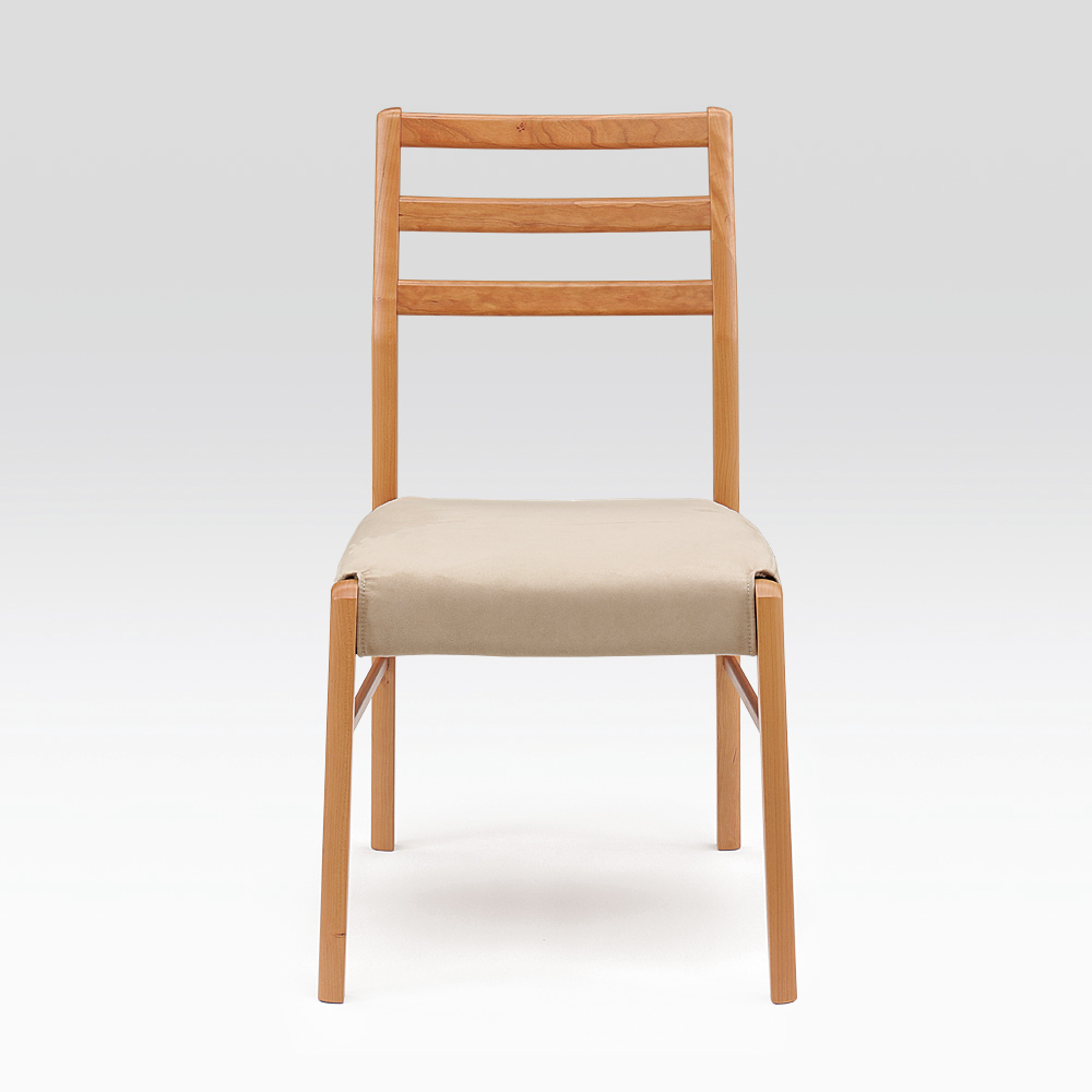 Blossom（ブロッサム） チェリー天然木 チェア（洗えるカバー付き） オフィス ワークチェア 事務椅子 椅子 チェア H81606