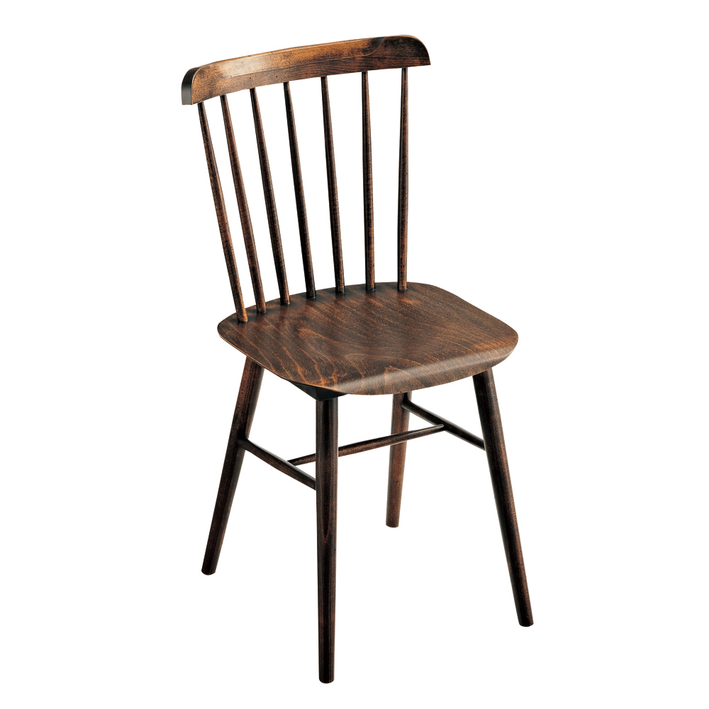 ≪1脚≫アンティーク風ウィンザーチェア［TON曲げ木ダイニングチェア］ デザイナーズチェア 椅子 チェア H81906