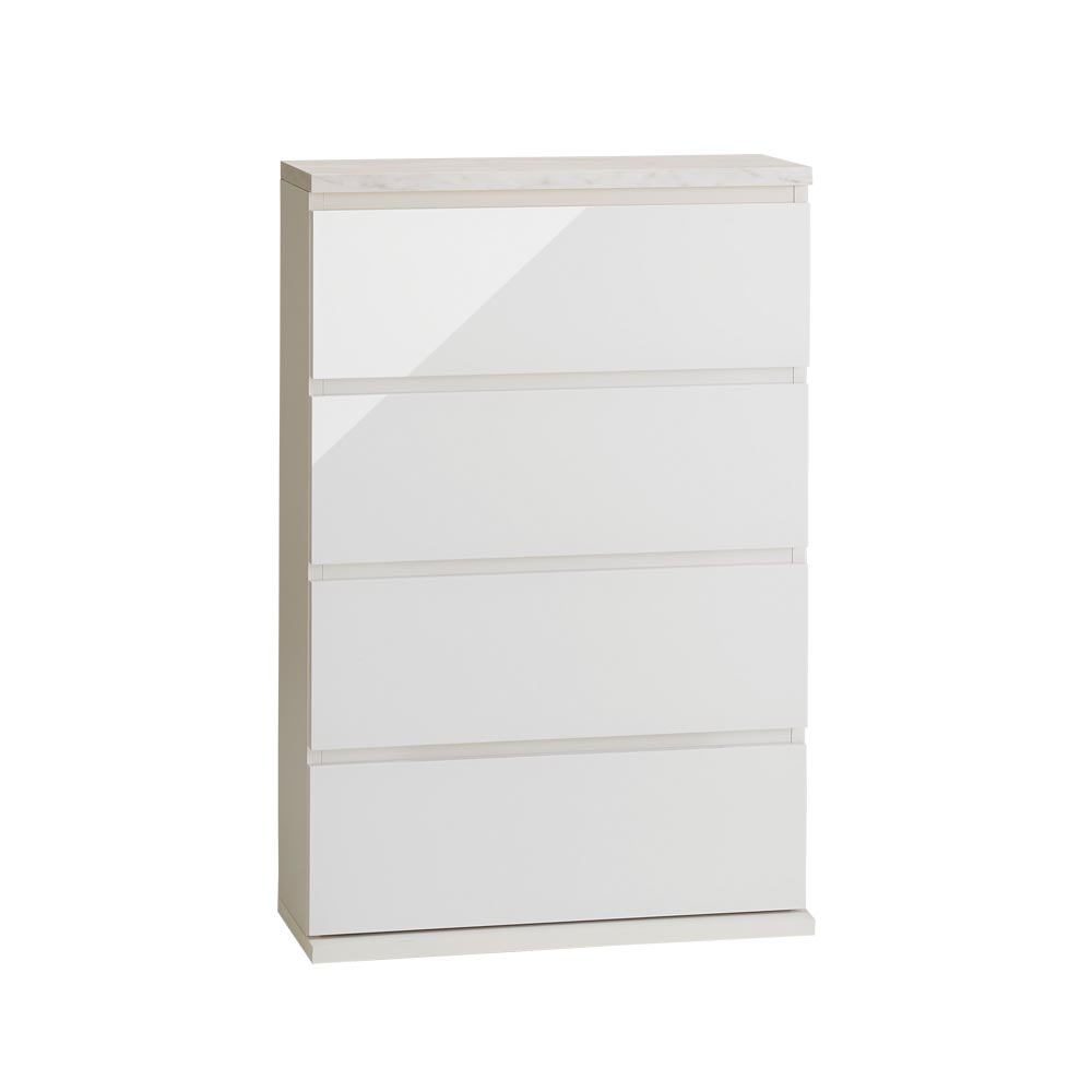 Marblenome/マーブルノーム 薄型サニタリーストッカー 幅60cm 引き出し 洗面所収納 隙間収納 トイレ 洗面所 ランドリー収納 H82530