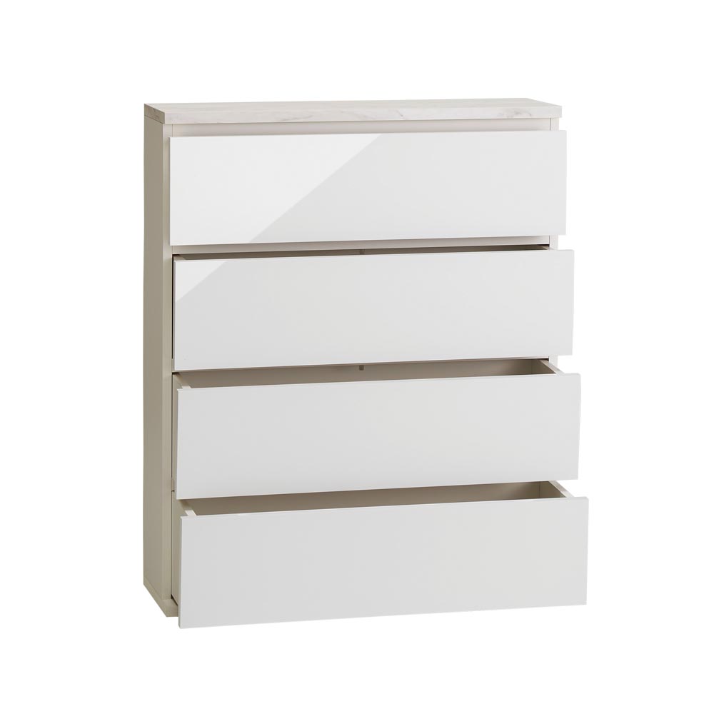 Marblenome/マーブルノーム 薄型サニタリーストッカー 幅75cm 引き出し 洗面所収納 隙間収納 トイレ 洗面所 ランドリー収納 H82531