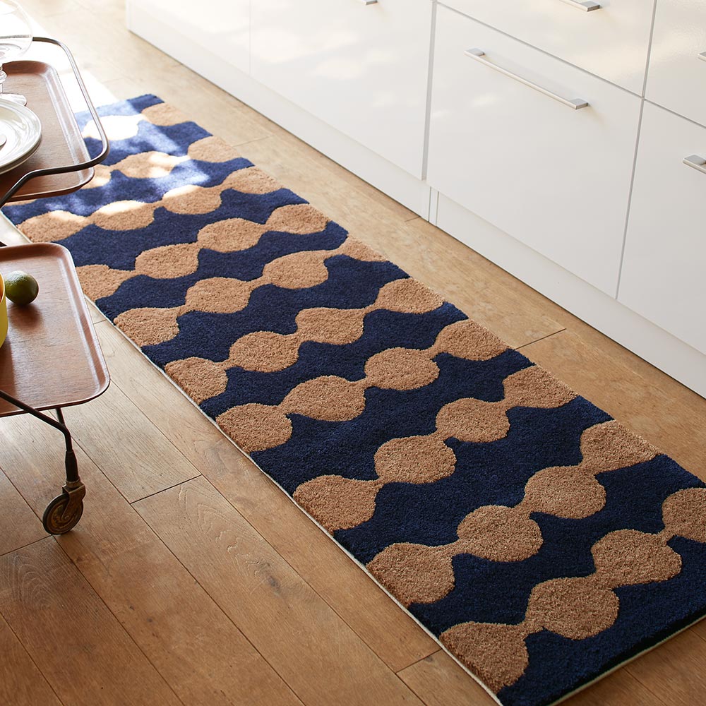 ≪約50cm×200cm≫ Finlayson PAMPULA/フィンレイソン パンプーラ フック織マット キッチンマット カーペット ラグ マット H82982