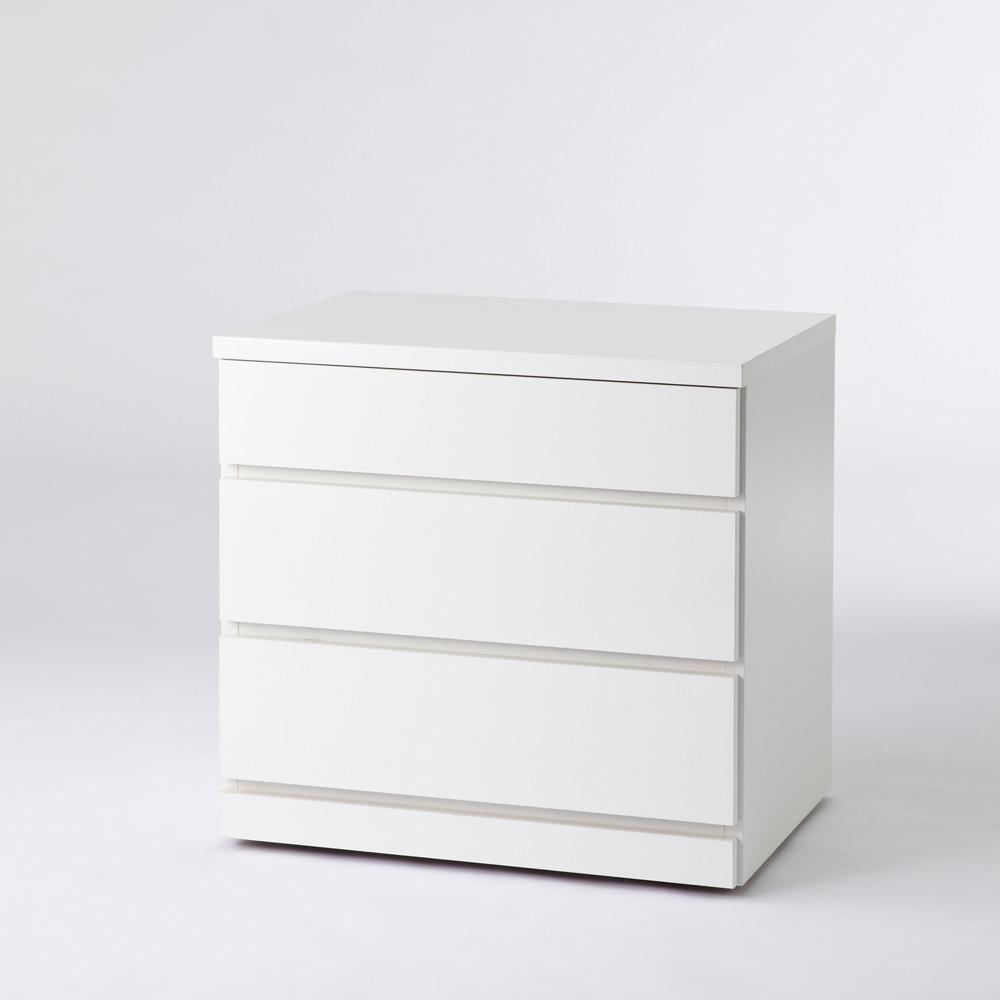 クローゼットチェスト(隠しキャスター付き) 幅60cm・3段 押入れ クローゼット収納 衣類収納 H84110