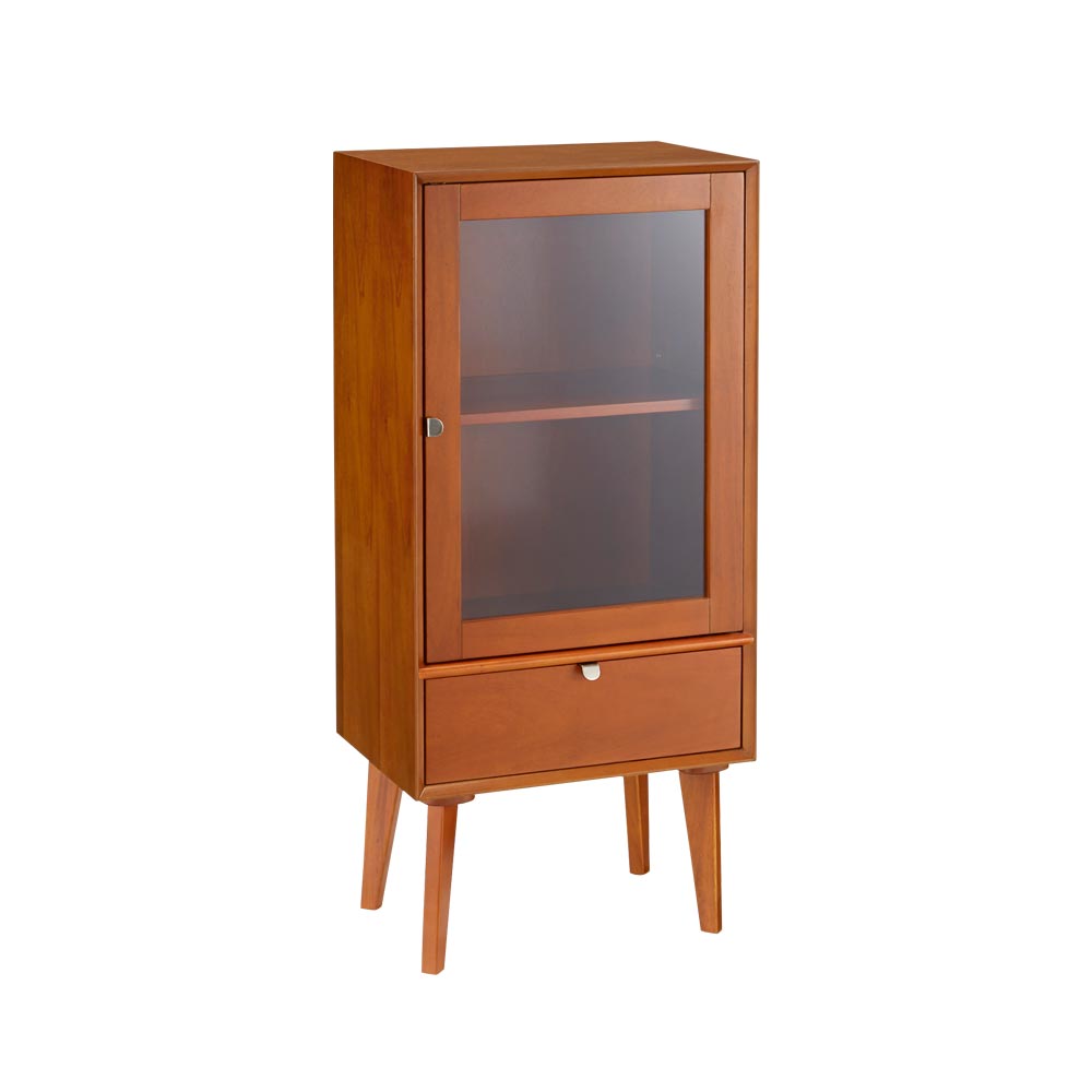 北欧ビンテージ風Ｖガラスキャビネット キャビネット リビングボード リビング収納 H90619