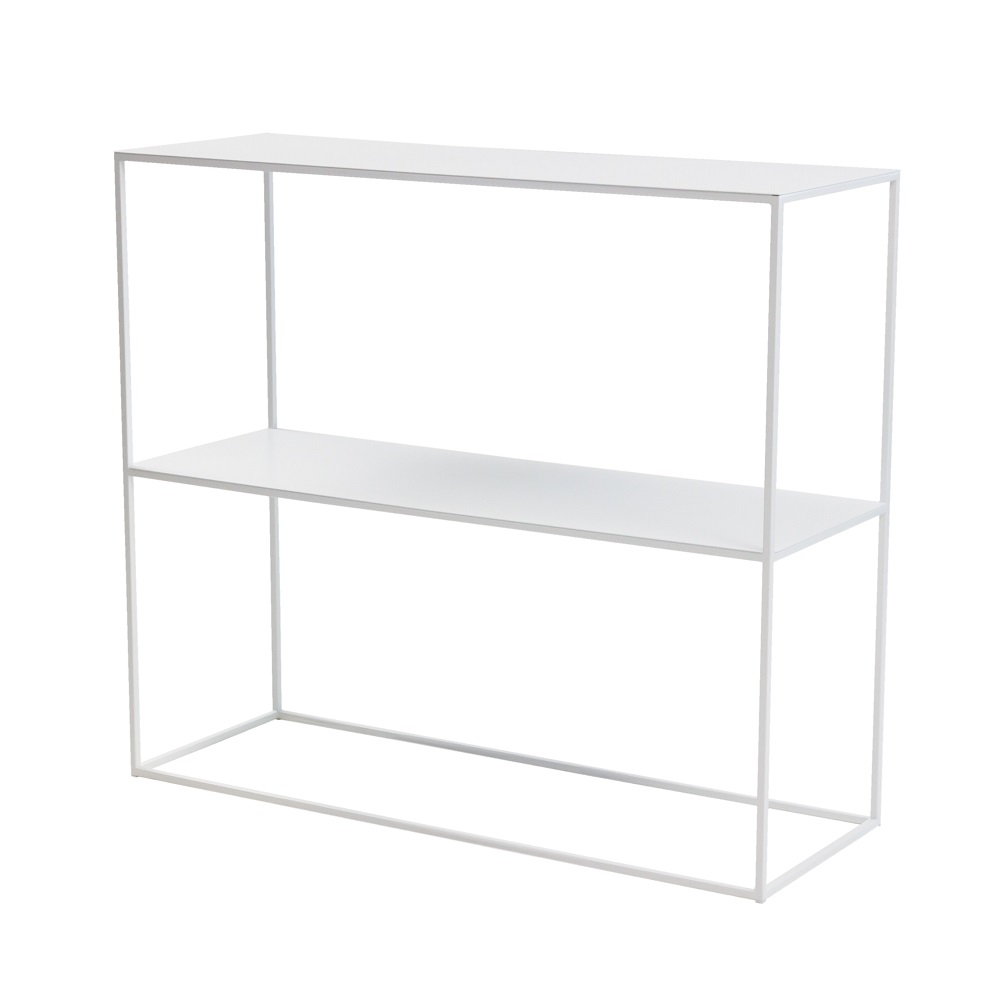 KUROSHIRO コンソールテーブル コレクションケース ディスプレイラック 飾り棚 本棚 ラック シェルフ H91018