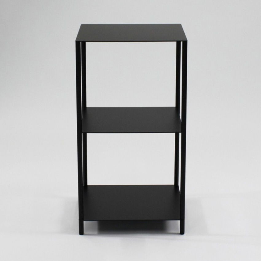 KUROSHIRO | シェルフ 幅35 スチール メタルラック 本棚 ラック シェルフ H91037