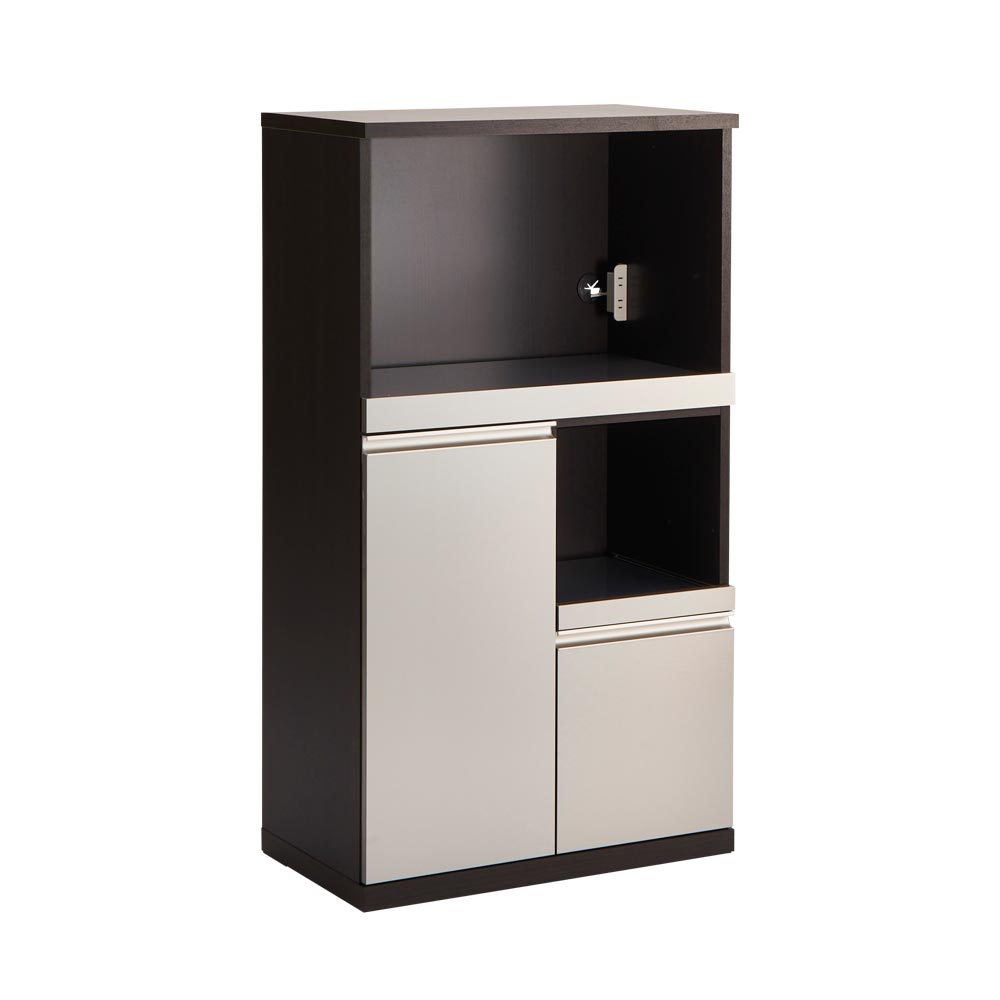 Eyck/エイク コンパクトキッチン レンジ台 幅70.5cm奥行40.5cm高さ126cm レンジ台 キッチンラック キッチン収納 H91911