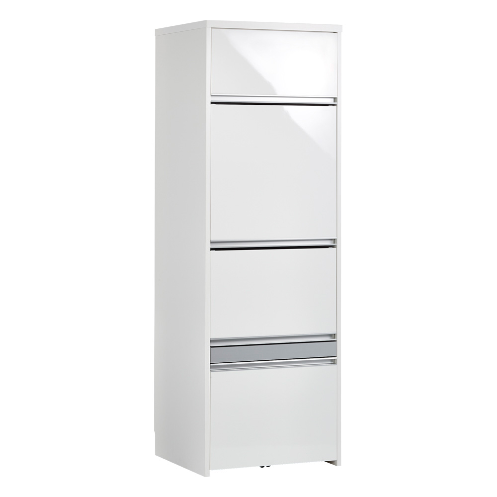 Ymir/ユミル 隠せる家電収納 幅80cm奥行55cm高さ178cm レンジ台 キッチンラック キッチン収納 H92020