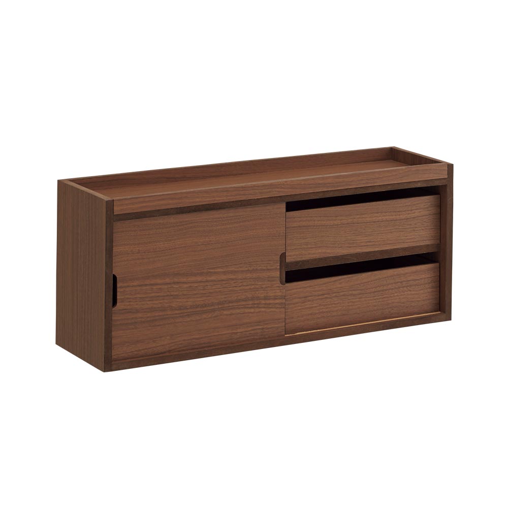 ≪引き出しタイプ 幅60cm≫Mihas/ミハス薄型カウンター上収納庫 シンク 水周り キッチン用品収納 H92031