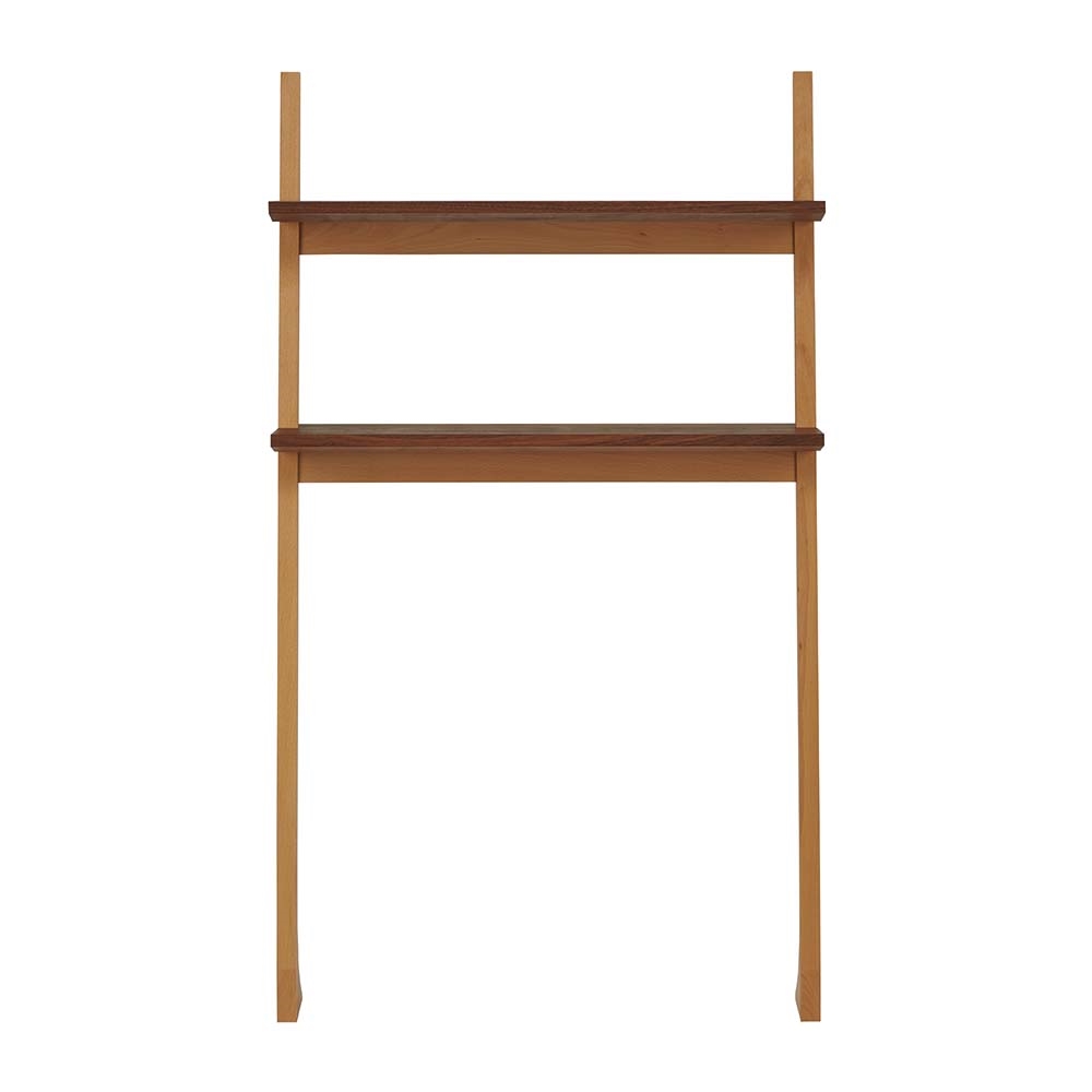 天然木壁立掛けシェルフ フラット棚1枚 ウッドラック 木製シェルフ 本棚 ラック シェルフ H92413