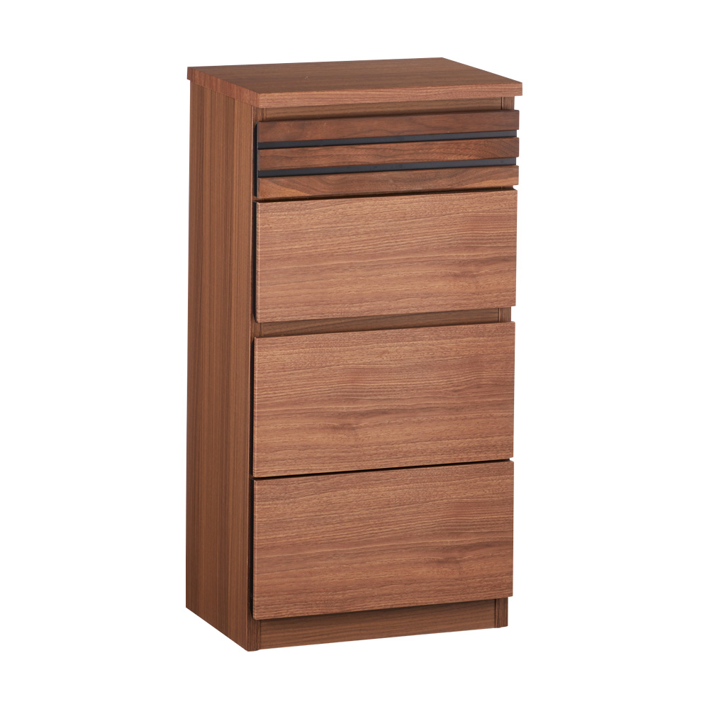 Remonte/ルモンテ 格子薄型ルーター収納シリーズ チェスト4段 幅40cm リビング リビング収納 H93513