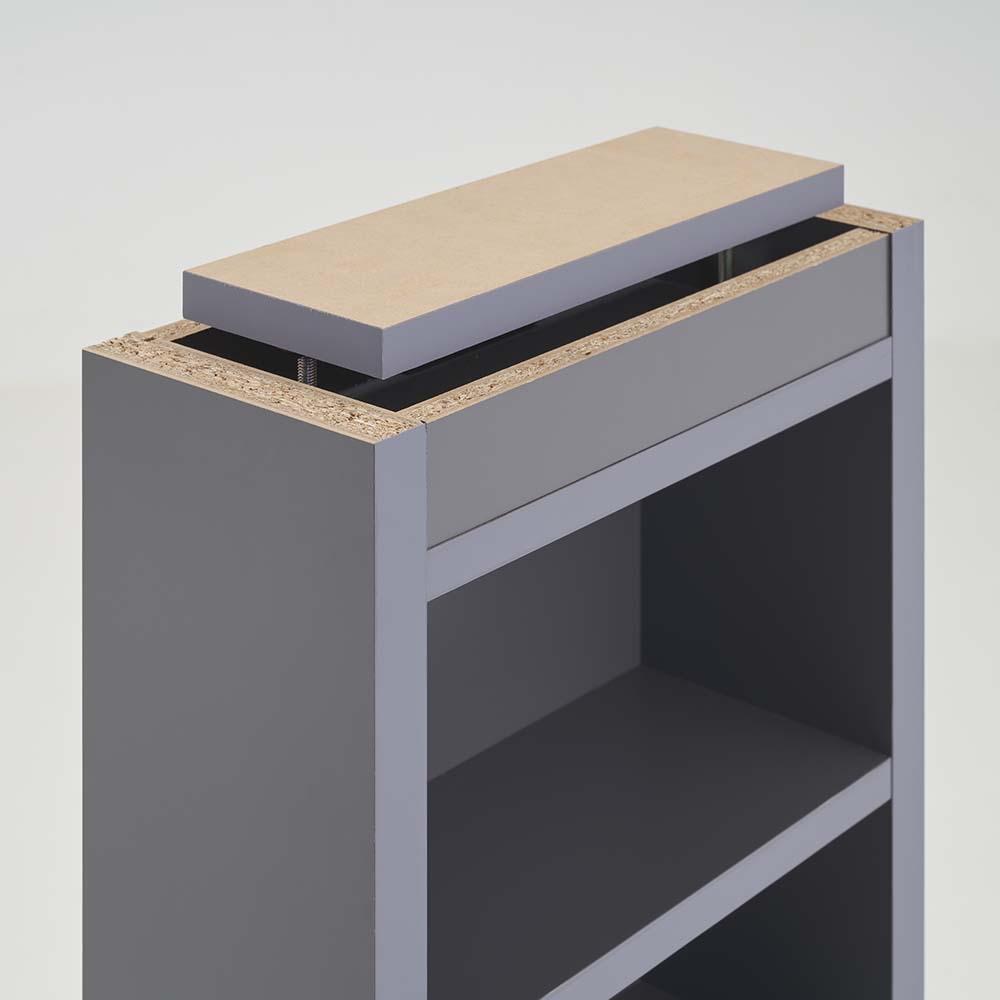 ≪高さ48cm≫ CDライブラリー上置き 幅70cm ウッドラック 木製シェルフ 本棚 ラック シェルフ H93709