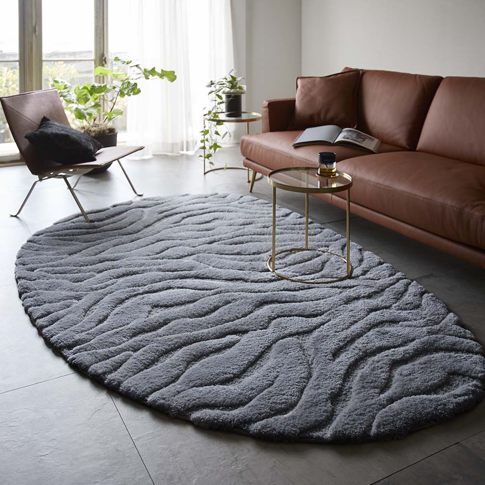 Schelde/スヘルデ ウィルトン織ラグ 約160cm×230cm変形 ラグ 絨毯 カーペット マット H94204