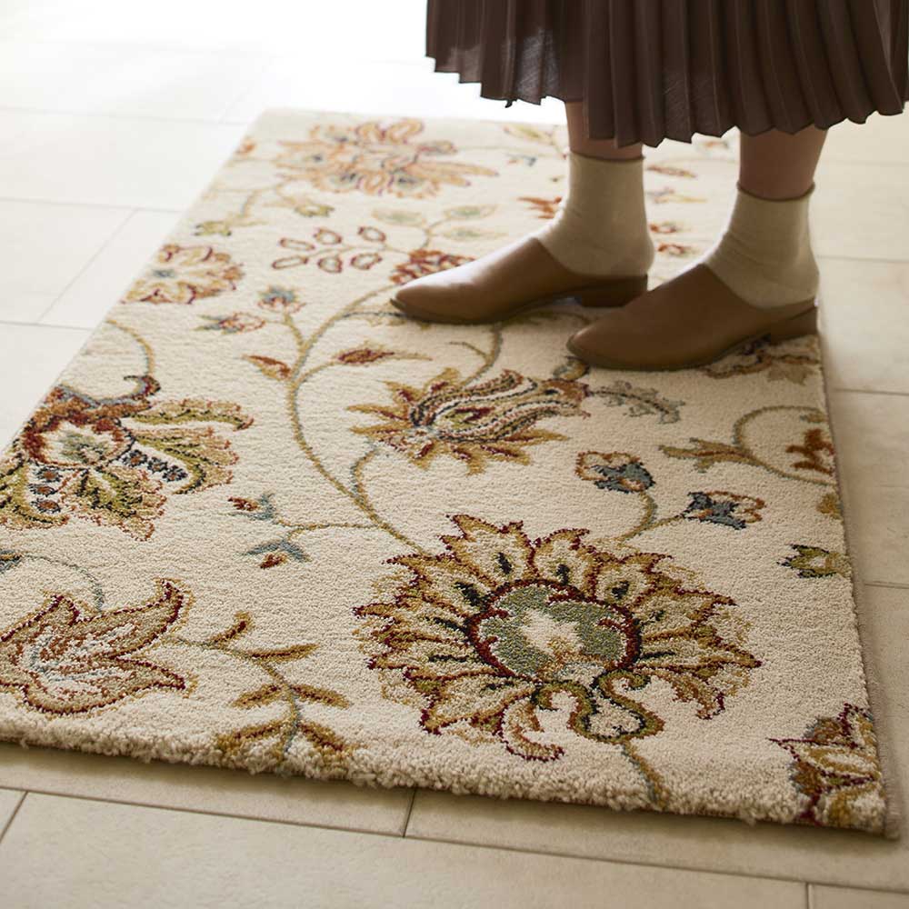 ≪約60cm×90cm≫Celestin/セレスティン ウィルトン織マット 玄関マット カーペット ラグ マット H94315