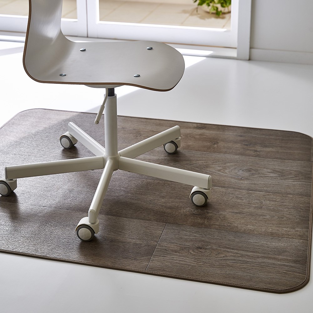 ≪約80×150cm≫ 古材フローリング調キッチンマット キッチンマット カーペット ラグ マット H94640